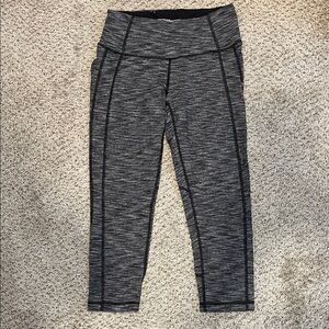 Gray Athletic Capri Leggings